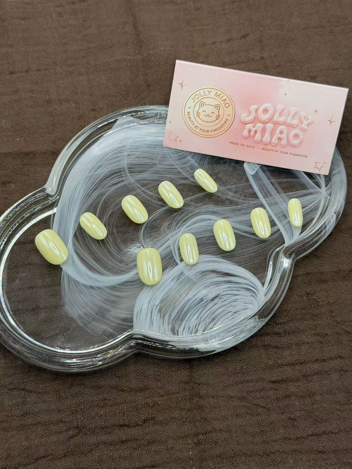 Butter Yellow Nails | Yellow Press-On Nails | Short Oval Press-On Nails