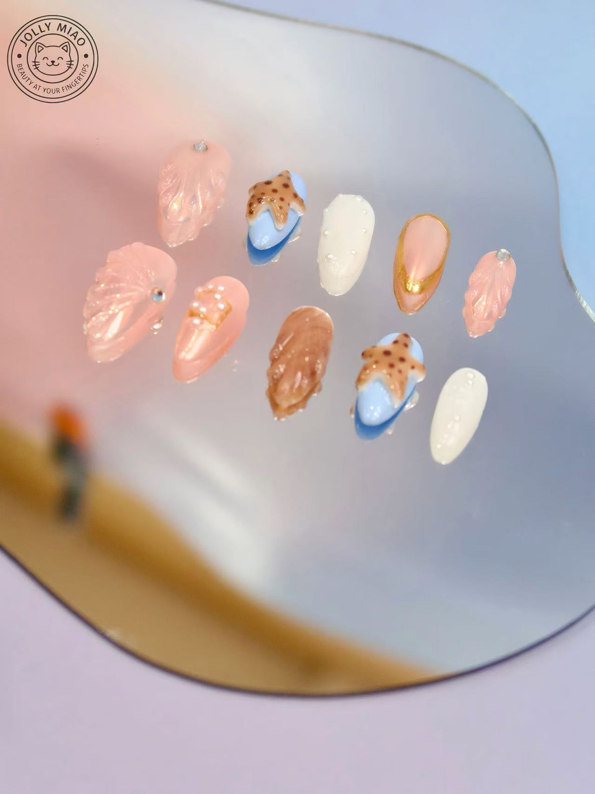 Ocean Pearl Reverie | Press-On Nails