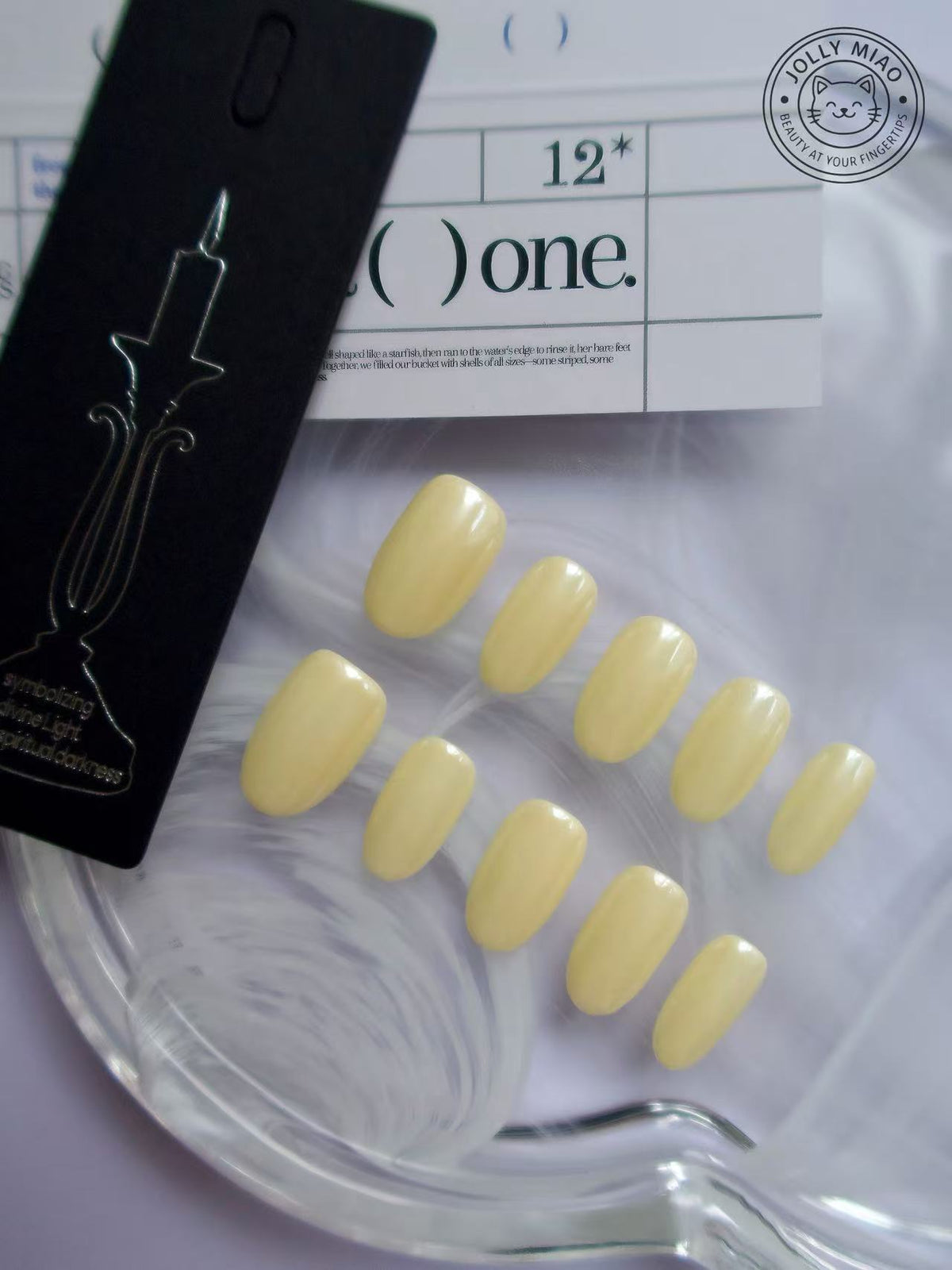 Butter Yellow Nails | Yellow Press-On Nails | Short Oval Press-On Nails